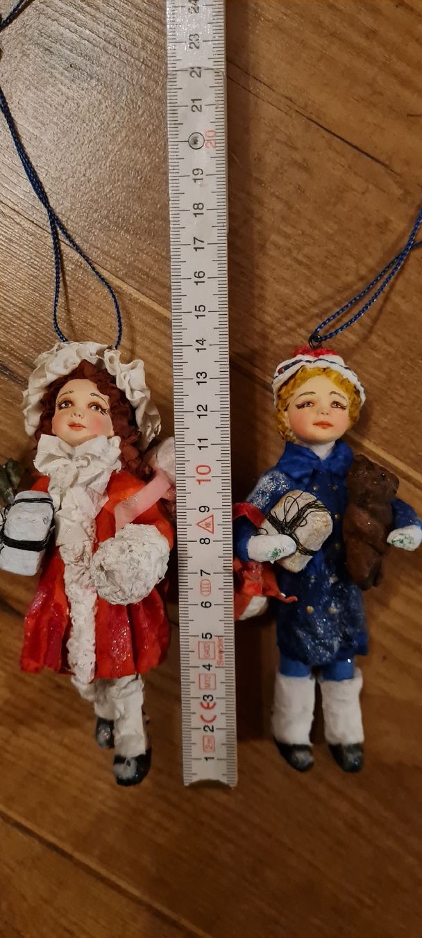 Statuette: Vintage Weihnachtsbaum-Schmuck – Usato da Münsingen venduto da Cuci31 5