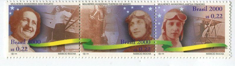 Tutti i francobolli: Briefmarken "Flugzeuge". Brasilien. – Nuovo e nell'imballaggio originale da Basel venduto da Butsch5