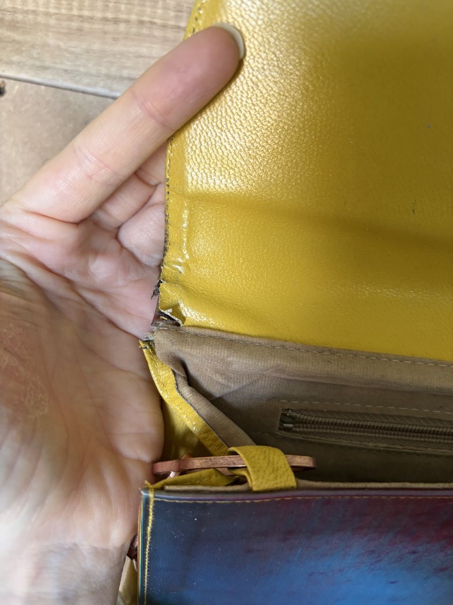 Taschen: Sac a main vintage a reflets changeants – Gebraucht aus St-Saphorin-Lavaux von selb94 6