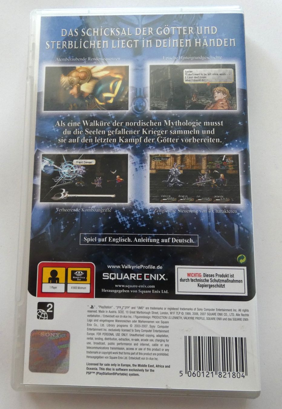 Sony Spiele: PSP - Valkyrie Profile Lenneth – Gebraucht aus La Sarraz von classicworldcoins 1
