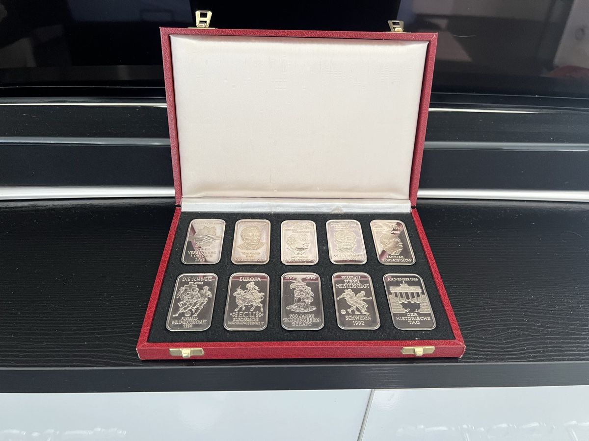 Edelmetalle: 10 x 1 Unze Silberbarren Argor Heraeus – Neu (gemäss Beschreibung) aus Bern von leu_9lkv 2