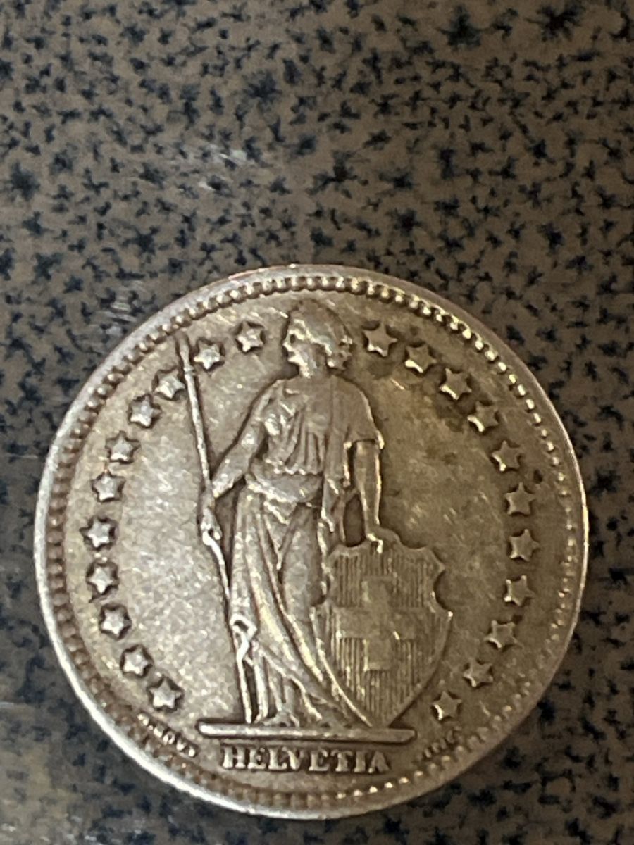 Tutti le monete: Un franc argent 1914 – Usato da Prangins venduto da Rodard8 1