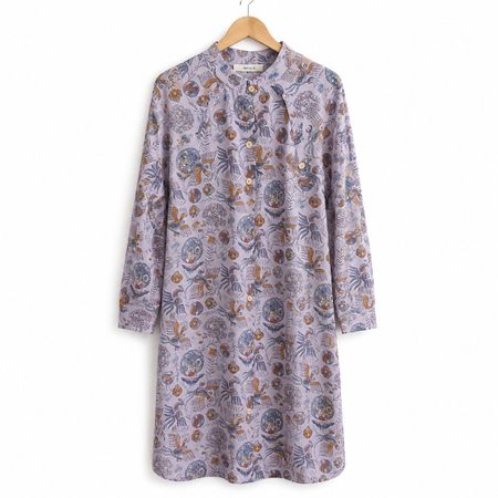 Seidenkleid mit wunderschönem Blumenmuster – neu 🌸