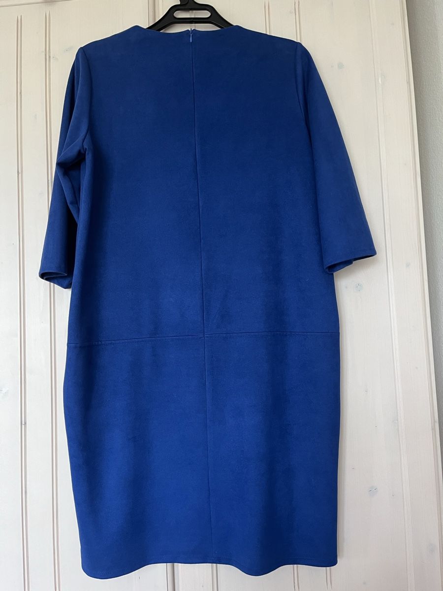 Vestiti: Adika Kleid, Gr 44, blau, Wildledereffekt – Usato da Uetikon am See venduto da erz13 1