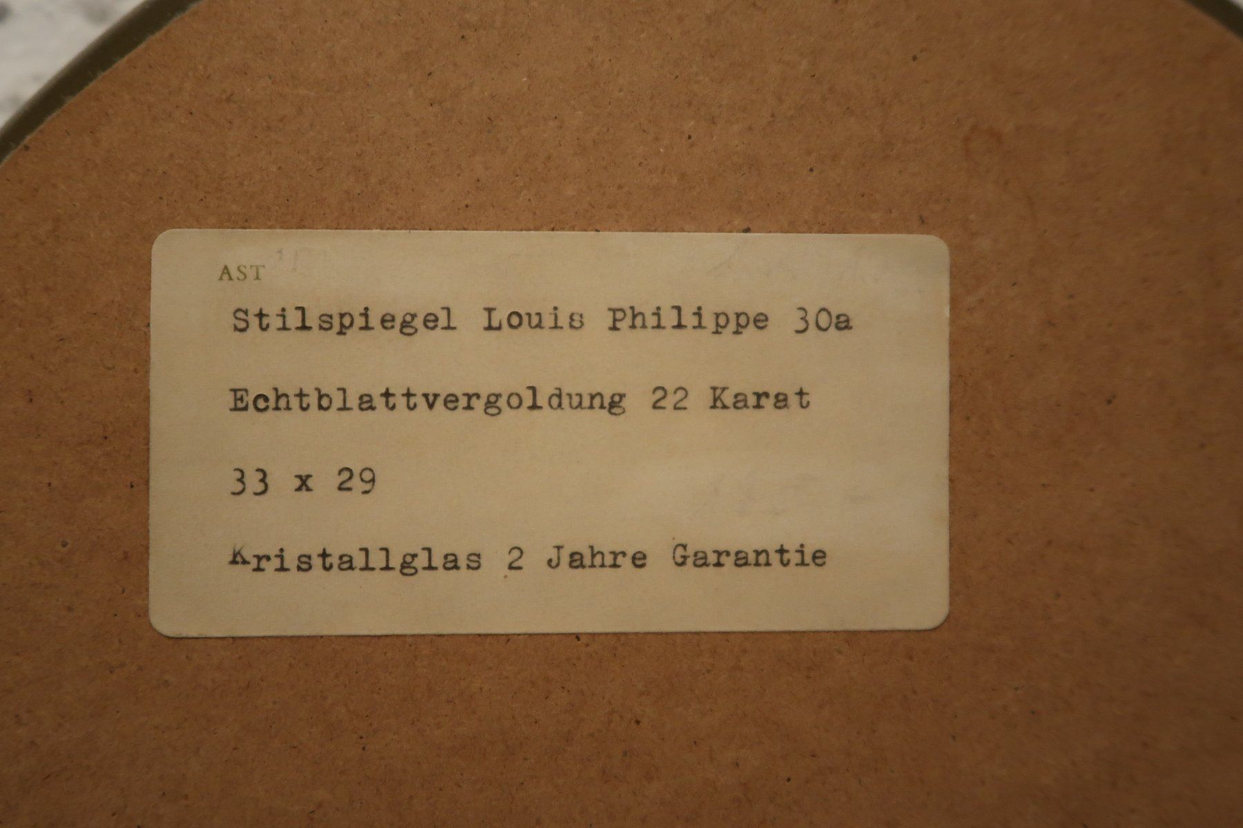 Spiegel: Kleiner Spiegel Louis Philippe – Gebraucht aus Erlenbach ZH von milliway_42 3