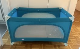 Chicco Reisebett hellblau mit Matratze