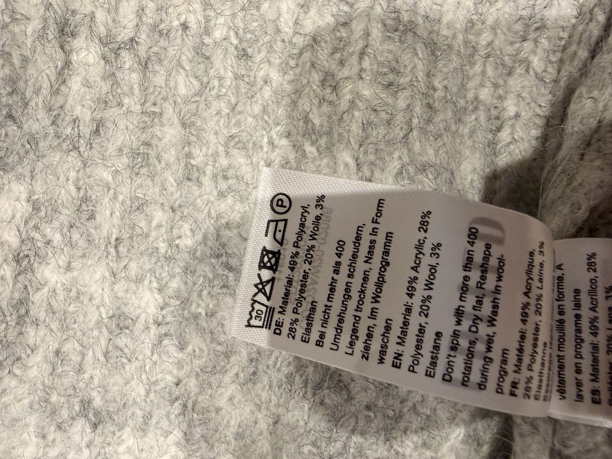 Other Stories Maglioni & Felpe: EDITED Strickjacke Gr. XL 42 grau mit Bindegürtel – Usato da Itingen venduto da Granini_93 5