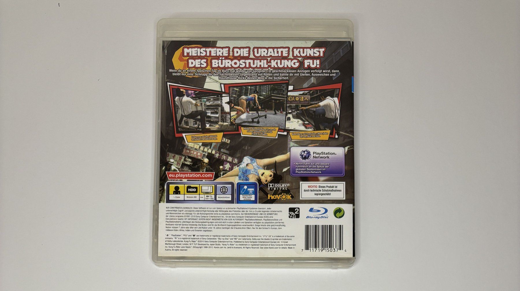 Giochi: PS3 - Kung Fu Rider – Usato da Allschwil venduto da Bullach 2
