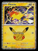 Pikachu 030/128 Pokemon 30th Celebration DE