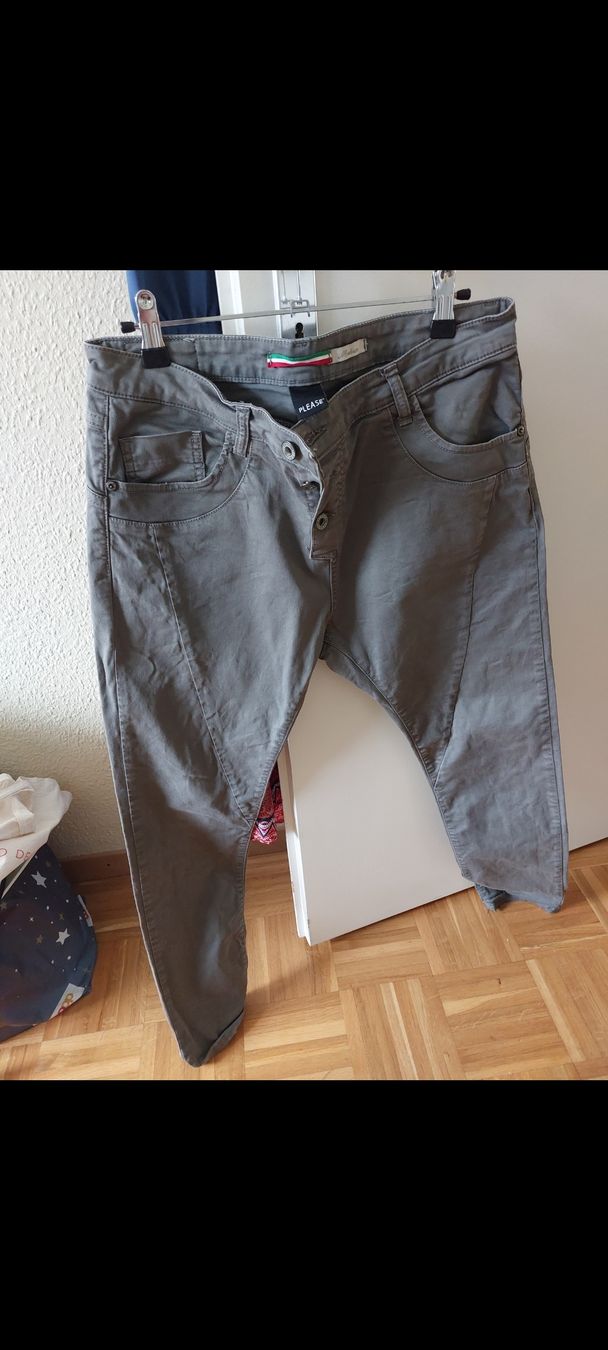 Please Jeans Jeans: Pantalon gris PLEASE taille 38 bon état – Usato da Avully venduto da jul_n8zt