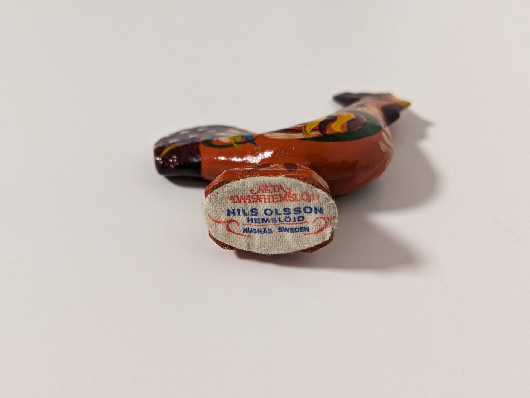 Figuren: ÄKTA DALAHEMSLÖJD Nils Olsson Hahn, vintage – Gebraucht aus Zürich von Good_old_days 2