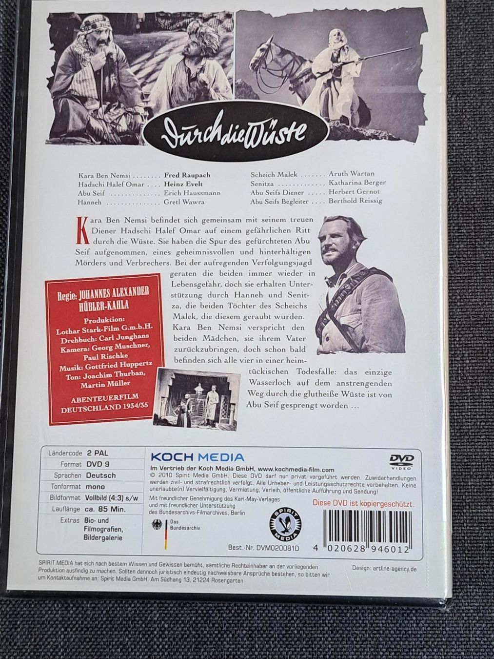 Alle DVDs: DVD  Karl May  Durch die Wüste, neu verpackt – Neu und originalverpackt aus Unterseen von Kanica 1