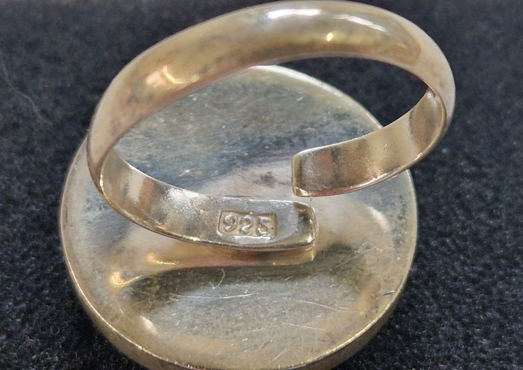 Ringe: SILBER RING MIT ROTEM STEIN – Gebraucht aus Bilten von Mic2022 3