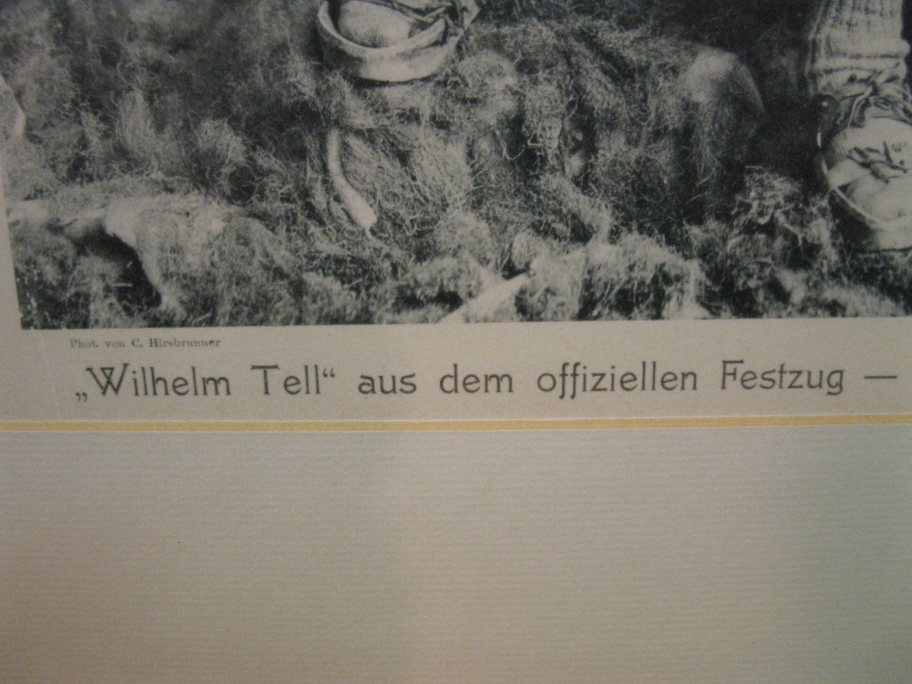 Grafica & Litografie: Jubiläums-Bild 1900, Willhelm Tell mit Sohn – Usato da Altstätten venduto da antikundart 4