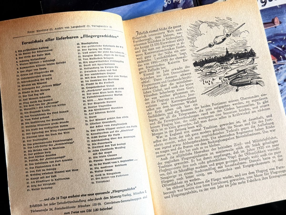 Libri: Fliegergeschichten , 3er Set, Top Zustand. – Usato da Zuerich venduto da SonderArt-Wertgut 4
