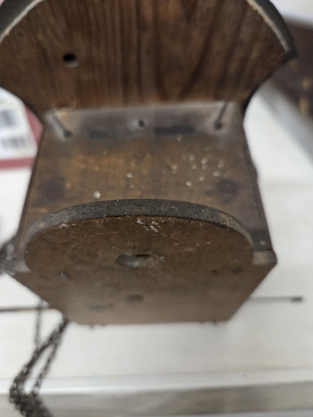 Stand- & Wanduhren: Antike Wanduhr,  bemalt – Gebraucht aus Dietikon von Allegra34 6