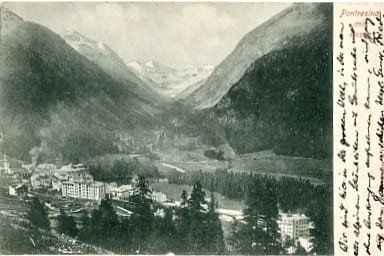 Cartoline postali: Pontresina mit Roseg – Usato da Ottikon b.Kemptth. venduto da Neptun1974