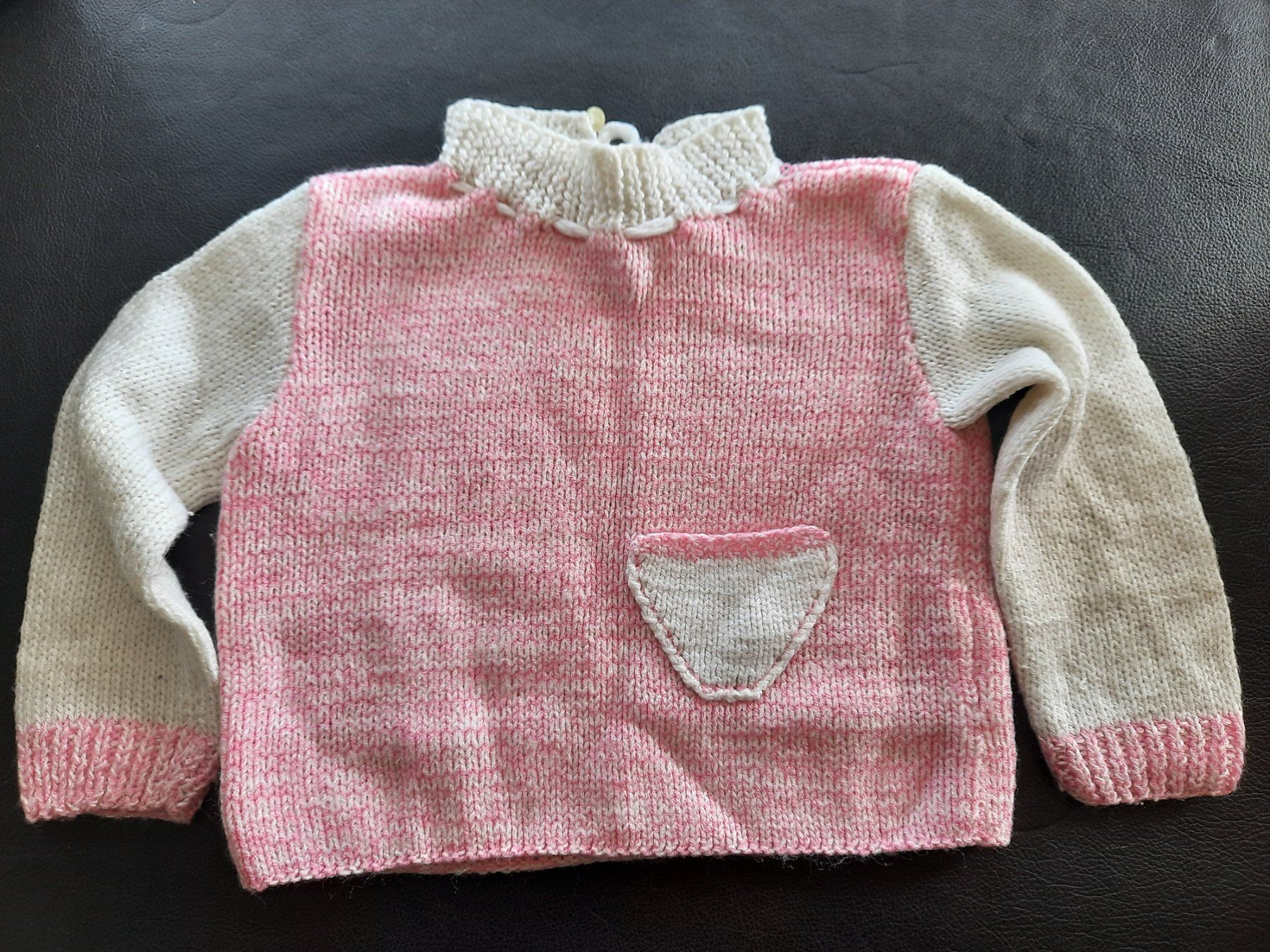 Maglioni & Felpe: Kinder Pullover gehäkelt türkis, weitere handgestrickte... – Usato da Herrliberg venduto da AlexandraBopp 4