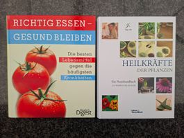 2 Bücher Heilkräfte Pflanzen / Gesund Essen & Leben