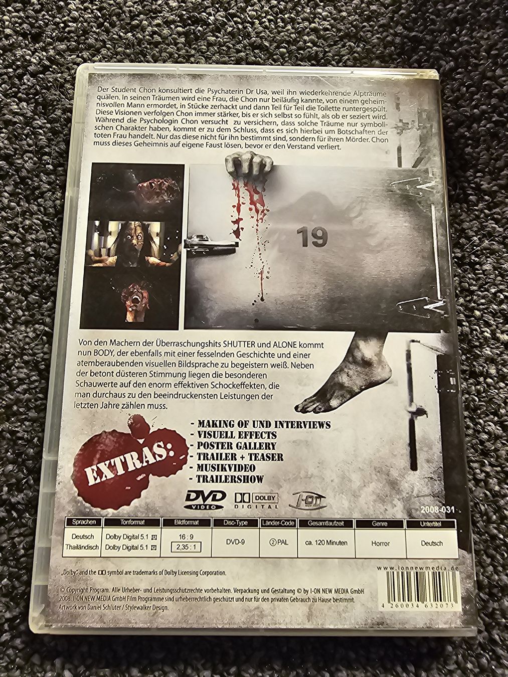 Tutti i DVDs: DVD Body (20796) – Usato da Ruswil venduto da jan_bxl5 1