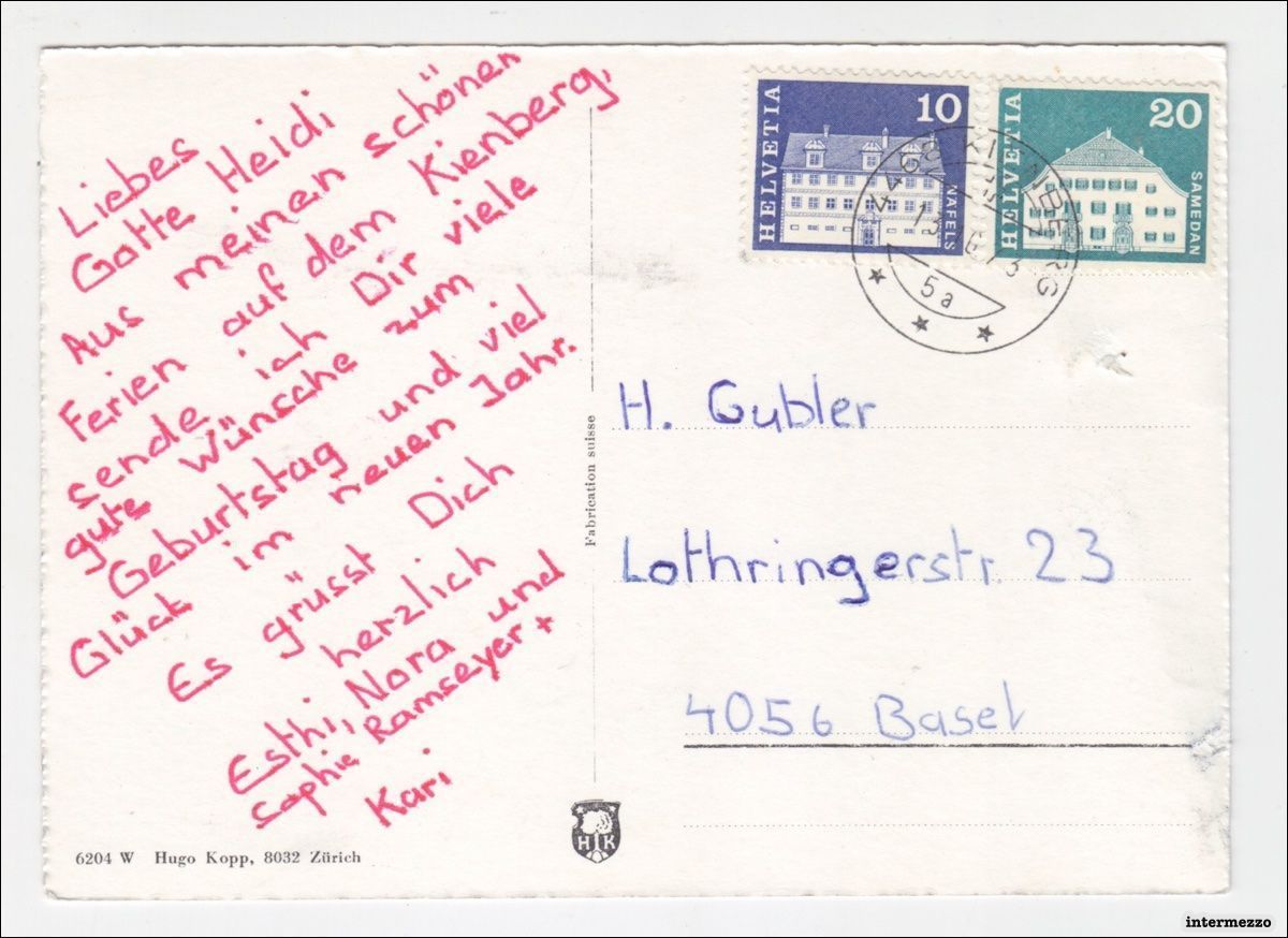 Cartoline postali: Kienberg SO // Flugbild Dorf – Usato da Basel venduto da intermezzo12 1