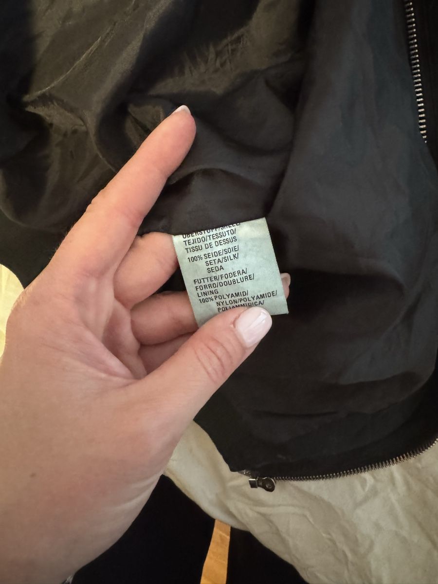 Giacche: Vintage Bomberjacke 100% Seide – Usato da Klosters venduto da jewelsy 2