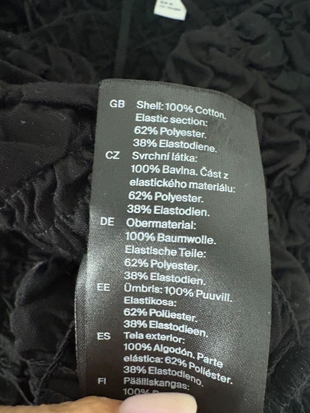 Cos Top: COS Schwarzes Top Grösse M One-Shoulder Baumwolle – Nuovo (secondo la descrizione) da Regensdorf venduto da secondchancefashion 6