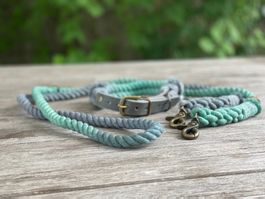 Hundehalsband- und Leinenset Tau "Floyd" NEU - XS