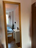 Grosser goldener Spiegel (150x50)