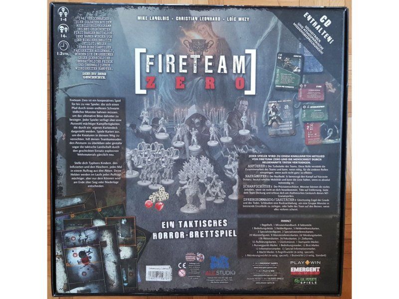 Spiele: Brettspiel "Fireteam Zero" – Gebraucht aus Zürich von Desmond01 1
