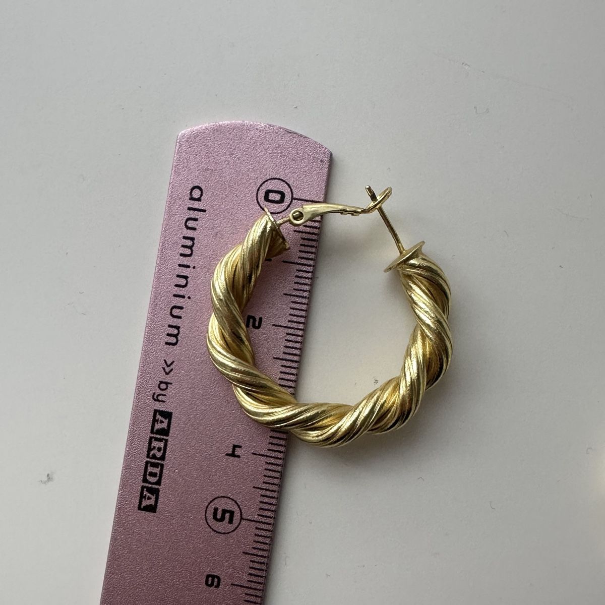 Orecchini pendenti & Orecchini a lobo: 18KGP Massive Kreolen 3,5 cm – Nuovo (secondo la descrizione) da Givisiez venduto da dor_xb9k 1