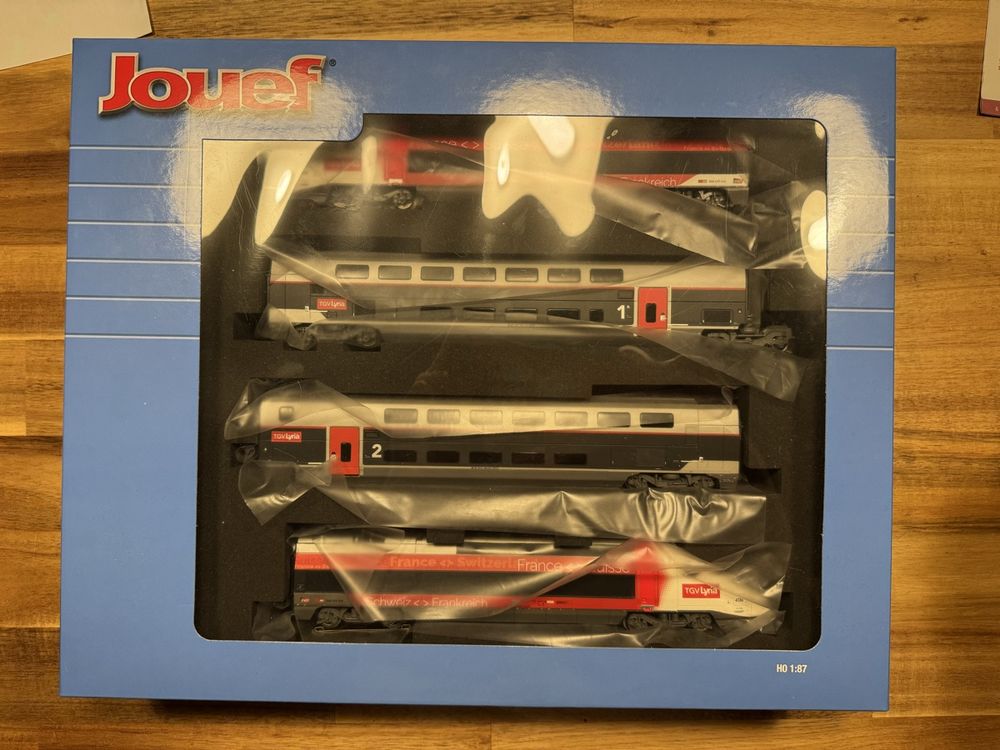 JOUEF COFFRET TGV EUROSTAR PLB (Paris Londres Bruxelles) 748300 NEUF et