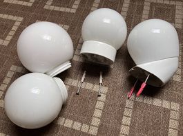 Lampade da parete/soffitto, set di 4, perfette! 46