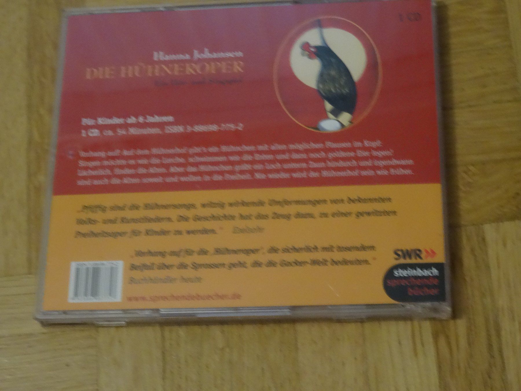 Audiolibri: Die Hühneroper - Ein Hör- und Singspiel CD – Usato da Olten venduto da Disc-Ausverkauf 1