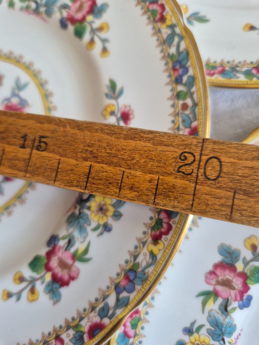 Teller: 6 Dessertteller Ming Rose, Bone China, Top, Rar – Gebraucht aus Bern von aronari 8