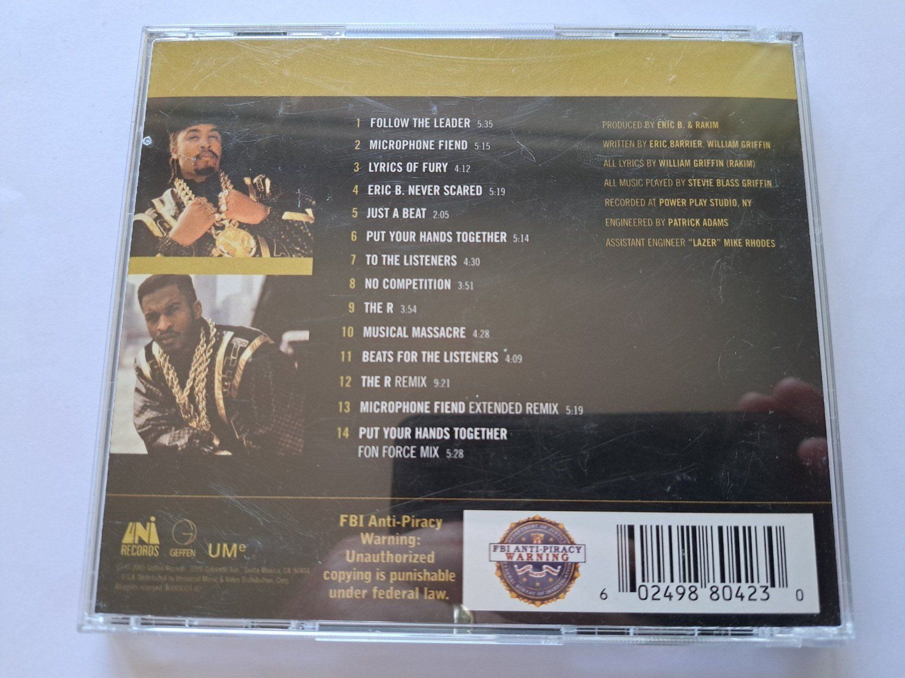 CDs: CD Eric B. & Rakim – Follow The Leader – D'occasion à Pully par bro_n52j 1
