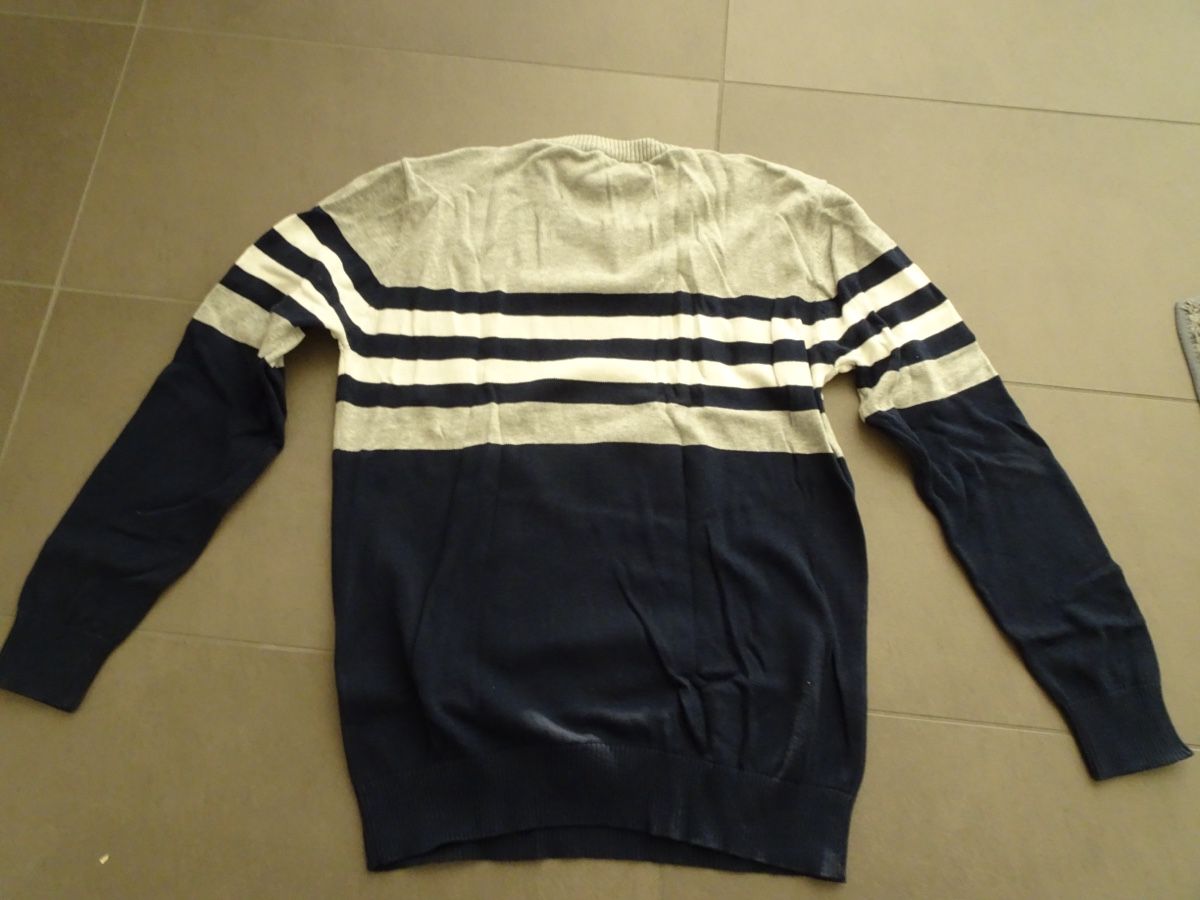 Maglioni & Felpe: Pull rayé marine gris, taille M – Usato da Sierre venduto da MeJC_3960 3