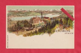 Uetliberg (ZH) 1-Bild Farb-Litho