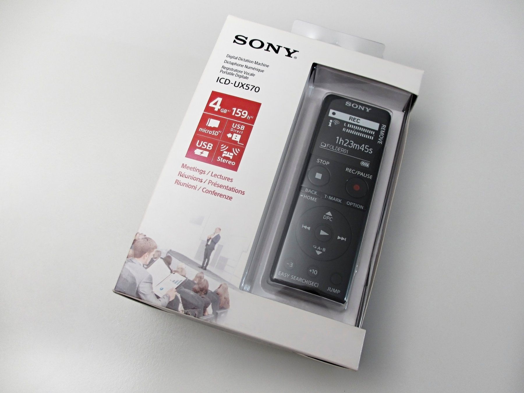Sony Registratori: Diktiergerät Sony ICD-UX570 NEU – Nuovo e nell'imballaggio originale da Winterthur venduto da Nooitgedagt 3