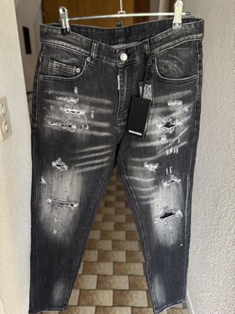 Dsquared2 Slim Jeans schwarz Grösse 32 neu 