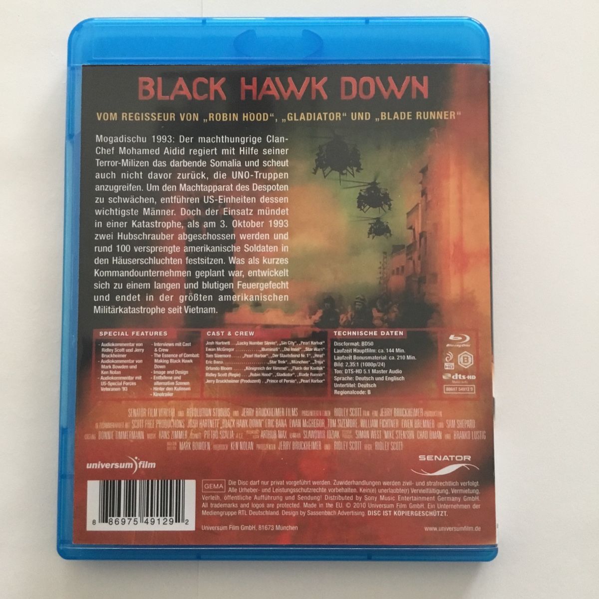 Tutti i DVDs: Black Hawk Down Blu Ray – Nuovo (secondo la descrizione) da Blauen venduto da berlingo65 1