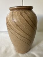 Keramik Vase braun strukturiert Höhe 17 cm guter Zustand