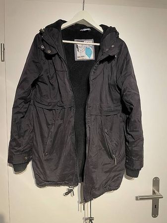 Naketano Wintermantel schwarz M
