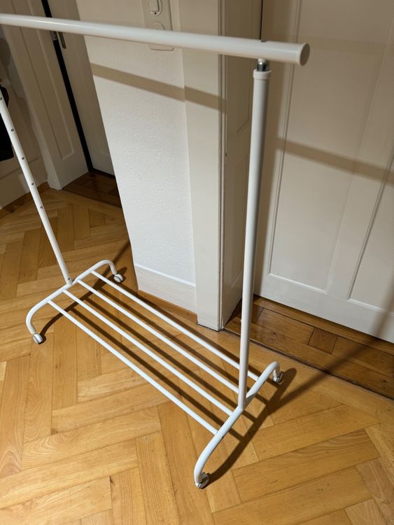 Ikea Garderobenständer "RIGGA" weiss Kaufen auf Ricardo