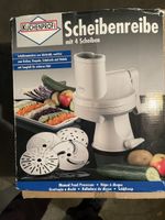 Küchenprofi Scheibenreibe mit 4 Scheiben - Neuwertig!