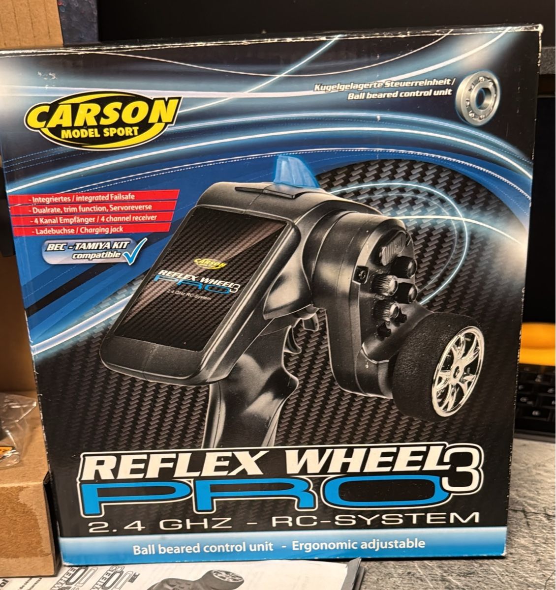 Carson RC Modellbau: Carson Reflex Wheel Pro 3 2.4GHz Transmitter + Receiver – Neu und originalverpackt aus Locarno von mar_z75x