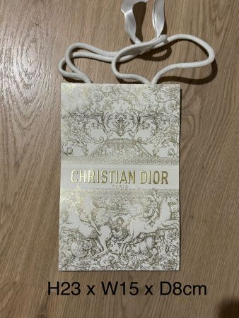 New DIOR floral butterfly paper bag