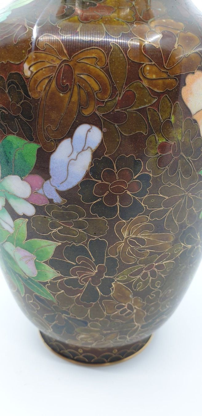 Vasen & Gefässe: Grosse Cloisonné Vase – Gebraucht aus Emmen von Brockofsky 3