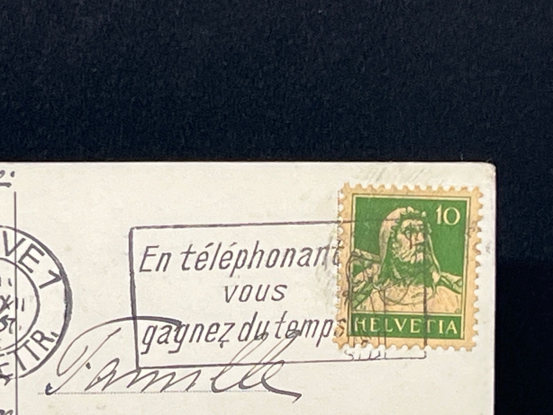 Cartes postales: Barque du Léman au clair de lune – D'occasion à Widnau par Brusi9 1