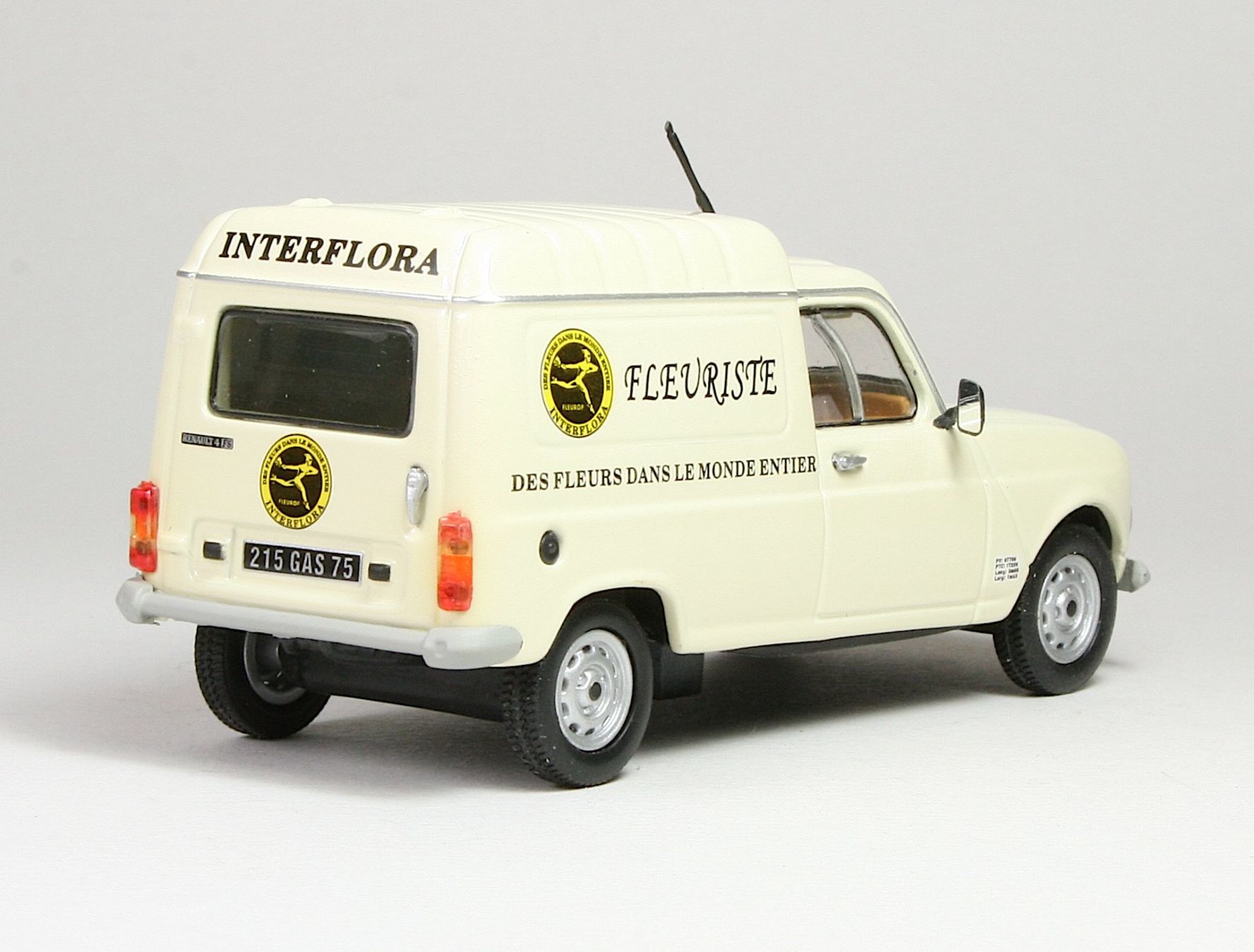 Renault Modellini d'auto: Altaya, Renault 4 F6 Interflora 1986 – Nuovo (secondo la descrizione) da Elsau venduto da Peekay8 6